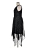 Elle Polka Dots Black Cocktail Dress Size XL - photo 5