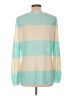 Vineyard Vines 100% Linen Stripes Teal Pullover Sweater Size L - photo 2