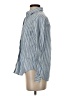 Everlane 100% Cotton Stripes Blue Long Sleeve Button-Down Shirt Size 2 - photo 5