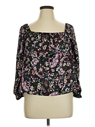 True Craft 3/4 Sleeve Blouse (view 1)