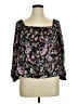 True Craft Black 3/4 Sleeve Blouse Size XL - photo 1