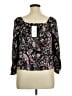 True Craft Black 3/4 Sleeve Blouse Size XL - photo 2