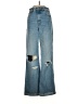 Zara 100% Cotton Graphic Blue Jeans Size 2 - photo 1