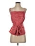 JOA Red Sleeveless Blouse Size S - photo 1