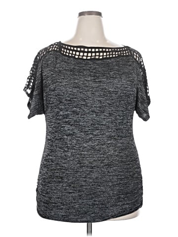 Fashion Magazine Short Sleeve Top (view 1)