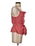 JOA Red Sleeveless Blouse Size S - photo 4