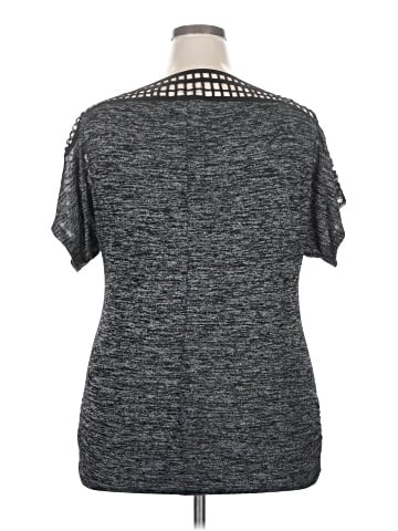 Fashion Magazine Short Sleeve Top (view 2)