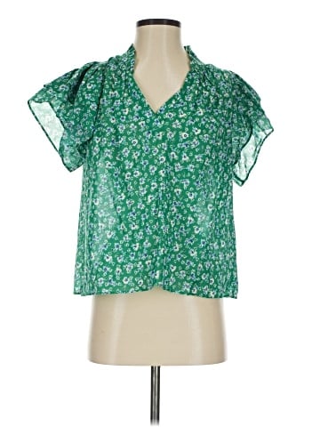 Birds of Paradis by Trovata Short Sleeve Blouse (view 1)