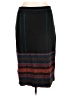 Peruvian Connection Stripes Black Casual Skirt Size L - photo 1