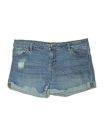 a.n.a. A New Approach Denim Shorts (view 1)