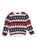 Brooks Brothers 100% Cotton Print Red Pullover Sweater Size 10 - photo 1