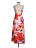 Shein 100% Polyester Tropical Orange Casual Dress Size 6 - photo 2