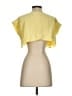 VICI Yellow Short Sleeve Blouse Size XS - photo 2