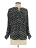 Fred David Chevron-herringbone Gray Long Sleeve Blouse Size S - photo 1