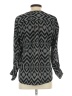 Fred David Chevron-herringbone Gray Long Sleeve Blouse Size S - photo 2