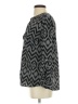 Fred David Chevron-herringbone Gray Long Sleeve Blouse Size S - photo 5