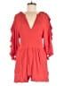 H&M 100% Rayon Red Romper Size 4 - photo 1