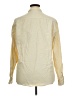 Unbranded Solid Yellow Long Sleeve Button-Down Shirt Size XL - photo 2