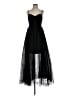 Eliza J 100% Polyester Black Cocktail Dress Size 2 - photo 1