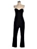 Express Solid Black Jumpsuit Size 6 - photo 1
