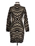Almost Famous Animal Print Black Cocktail Dress Size L - photo 1