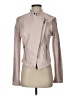 Lamarque 100% Leather Gray Pink Leather Jacket Size S - photo 1