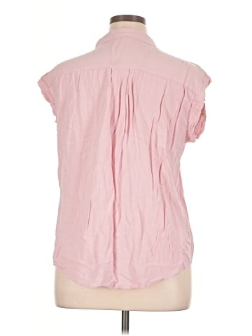 Jachs Girlfriend Sleeveless Button-Down Shirt (view 2)