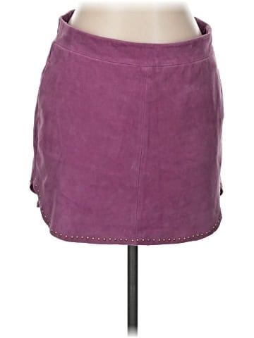 Karina Grimaldi Leather Skirt (view 1)