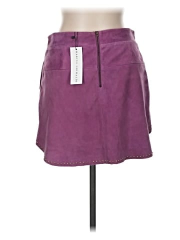 Karina Grimaldi Leather Skirt (view 2)