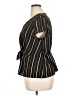 Tiffany & Grey Black Short Sleeve Blouse Size XL - photo 5