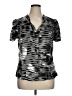 Worthington Black Short Sleeve Blouse Size XL - photo 1