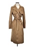 H&M 100% Polyester Tan Trenchcoat Size XS - photo 1