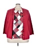 Alfred Dunner Red Long Sleeve Top Size M - photo 1