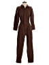 FRAME 100% Cotton Brown Jumpsuit Size XS - photo 1