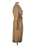 H&M 100% Polyester Tan Trenchcoat Size XS - photo 4