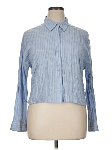 Express Long Sleeve Button-Down Shirt (view 1)