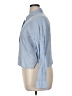 Express Stripes Blue Long Sleeve Button-Down Shirt Size XL - photo 5