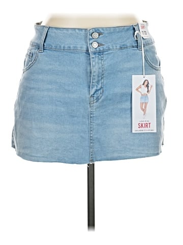 Celebrity Pink Denim Skirt (view 1)