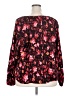 Terra & Sky Black Long Sleeve Blouse Size 2X - photo 2