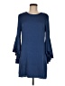 Milly Solid Blue Casual Dress Size 8 - photo 1