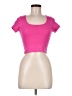 Assorted Brands Pink Short Sleeve Top Size M - photo 1