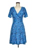 Unbranded Print Blue Casual Dress Size 2 (estimated) - photo 1