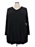 X-Two Black 3/4 Sleeve Top Size 4 - photo 1