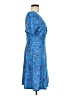 Unbranded Print Blue Casual Dress Size 2 (estimated) - photo 4