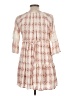 Hem & Thread 100% Rayon Ivory Casual Dress Size L - photo 2