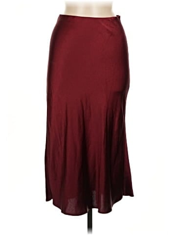 Madewell Satin Midi Slip Skirt (view 1)