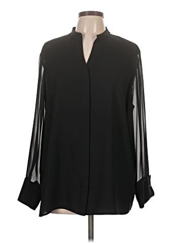 MING WANG Long Sleeve Blouse (view 1)