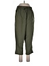 Active Solid Green Casual Pants Size L - photo 1