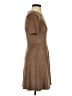 CeCe Solid Brown Casual Dress Size 0 - photo 4