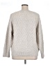 chic soul (chicsoul.com) 100% Acrylic Chevron-herringbone Ivory Gray Pullover Sweater Size 1X - photo 2